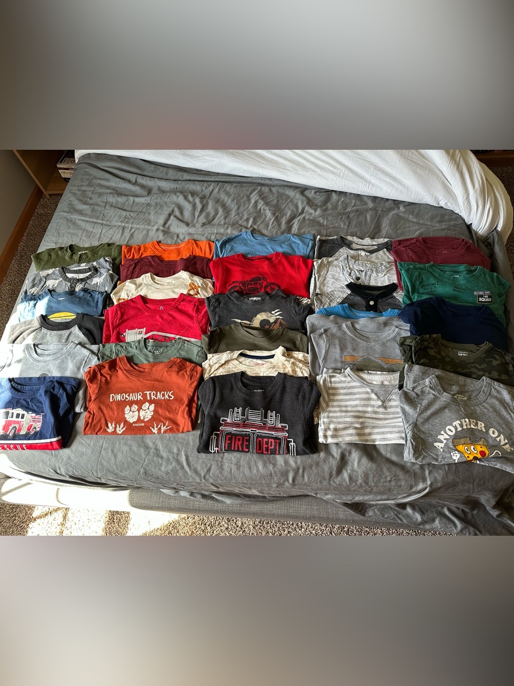 Assorted Kids' Short Sleeve Tops - Multi Color Pack